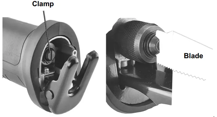 Bauer 59643 20V Cordless Reciprocating Saw - Clamp