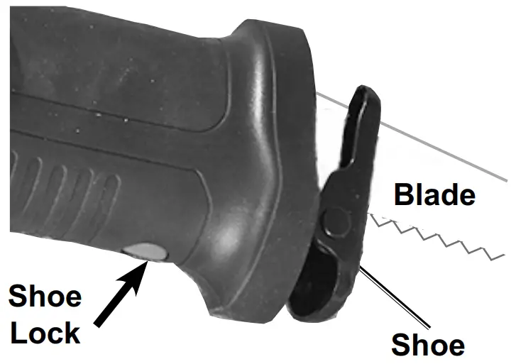 Bauer 59643 20V Cordless Reciprocating Saw - Shoe