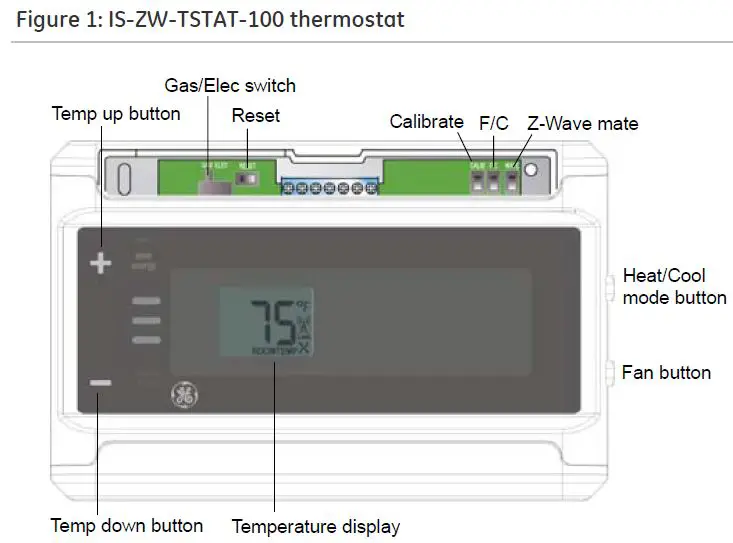 GE-APPLIANCES IS-ZW-TSTAT-100 Basic-Thermostat-Operation-Guide-1