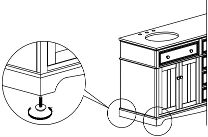 HOME DECORATORS COLLECTION 1007358716 Fremont 72 Inch Vanity B2