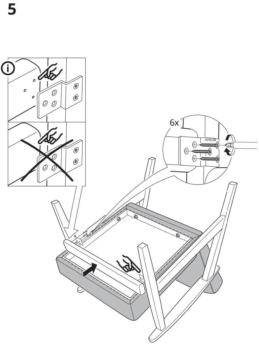 IKEA AA 2267632 2 100 EKENÄSET 2 Seat Sofa - fig 6