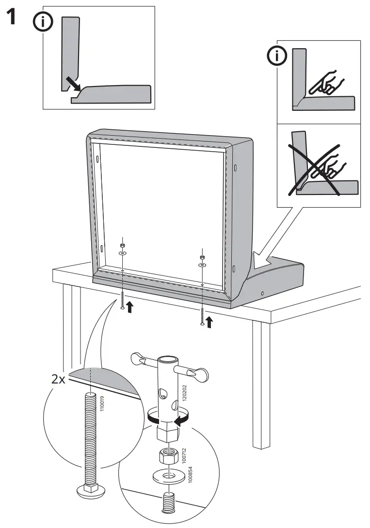 IKEA AA 2267632 2 100 EKENÄSET 2 Seat Sofa - fig2