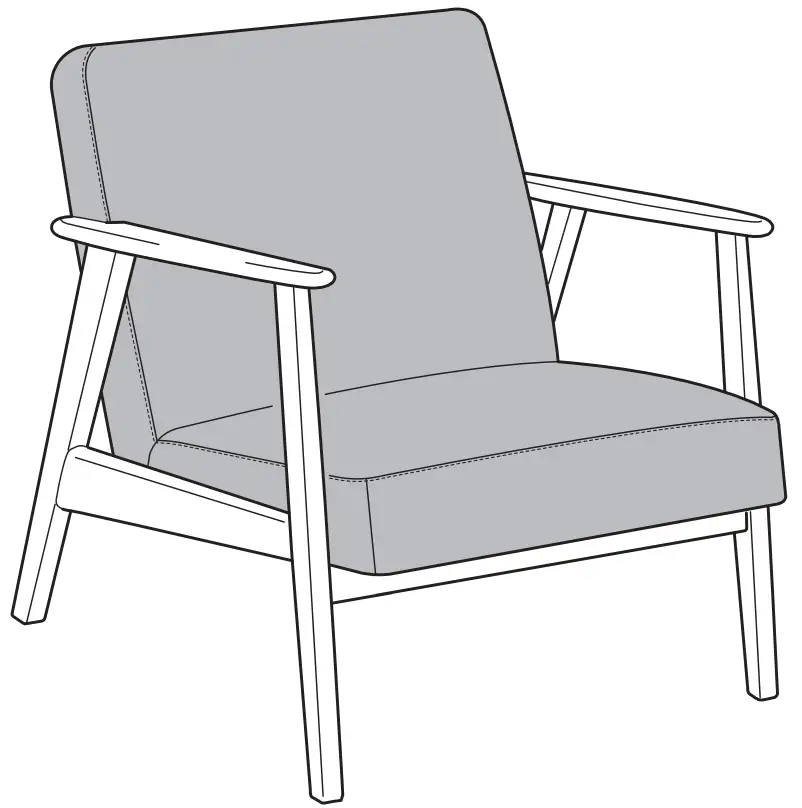 IKEA AA 2267632 2 100 EKENÄSET 2 Seat Sofa