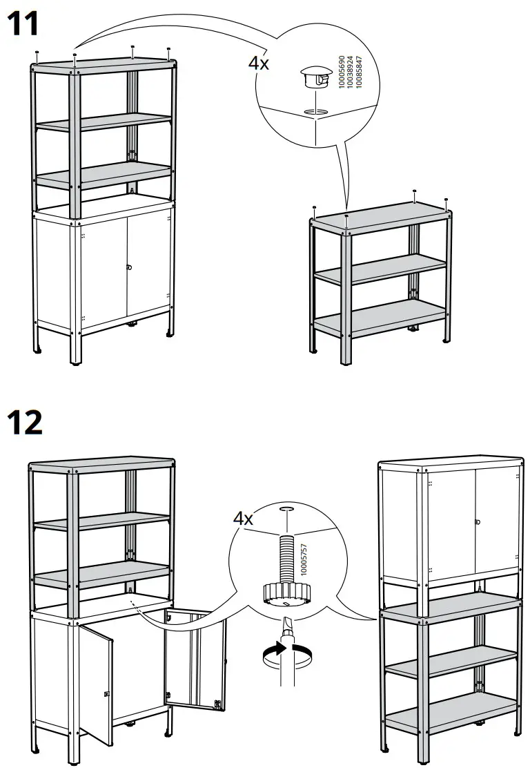 IKEA 40450350 KOLBJÖRN Shelving Unit - fig 10
