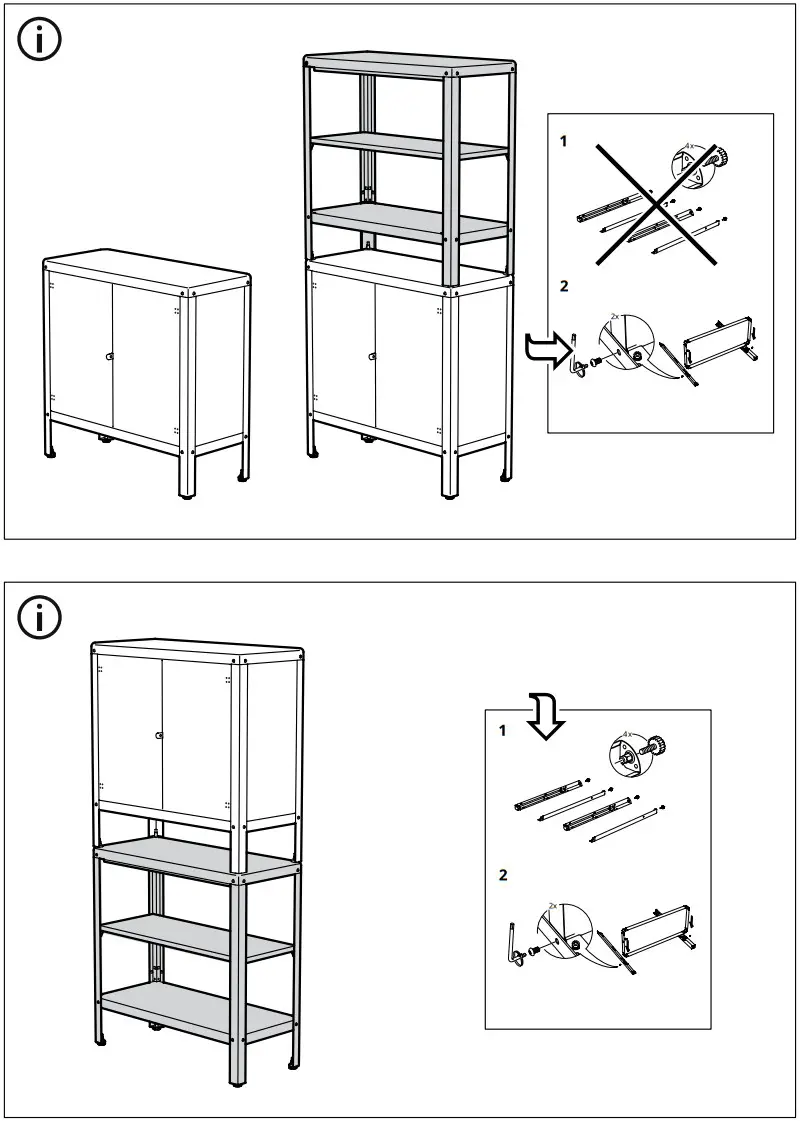 IKEA 40450350 KOLBJÖRN Shelving Unit - fig 2