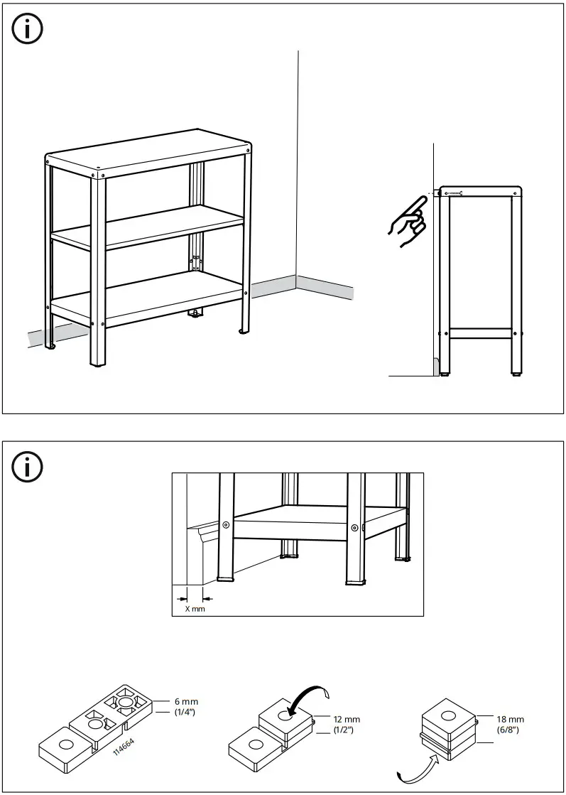 IKEA 40450350 KOLBJÖRN Shelving Unit - fig 8