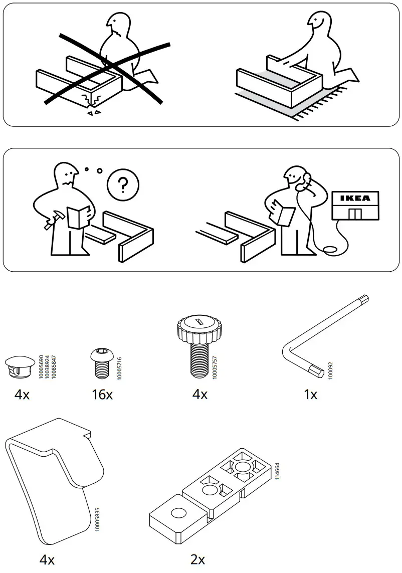IKEA 40450350 KOLBJÖRN Shelving Unit - fig