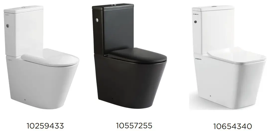 Jungborn 10259433 Floriel White Rimless Toilet Combination 1