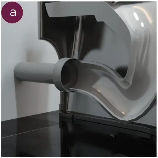 Jungborn 10259433 Floriel White Rimless Toilet Combination - fig 11