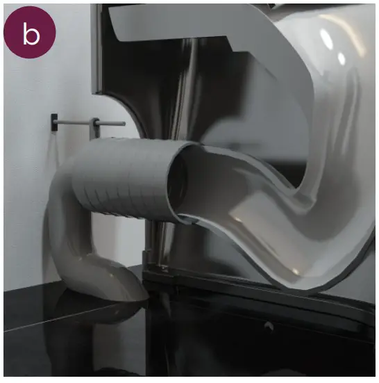 Jungborn 10259433 Floriel White Rimless Toilet Combination - fig 12