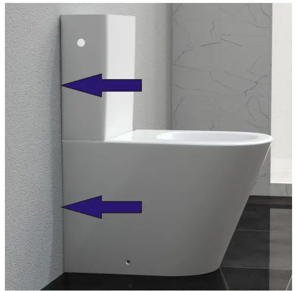 Jungborn 10259433 Floriel White Rimless Toilet Combination - fig 15