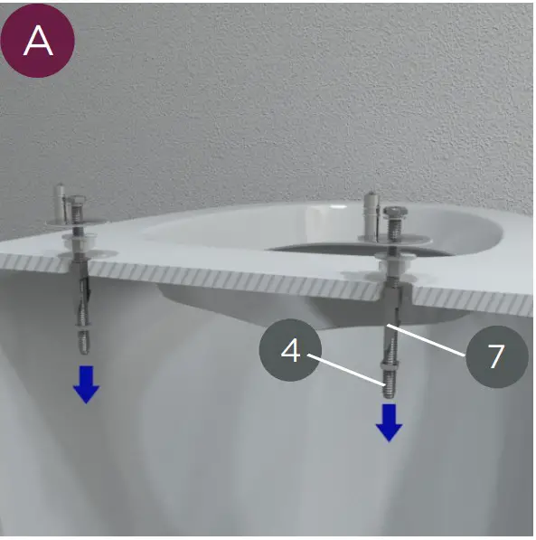 Jungborn 10259433 Floriel White Rimless Toilet Combination - fig 21