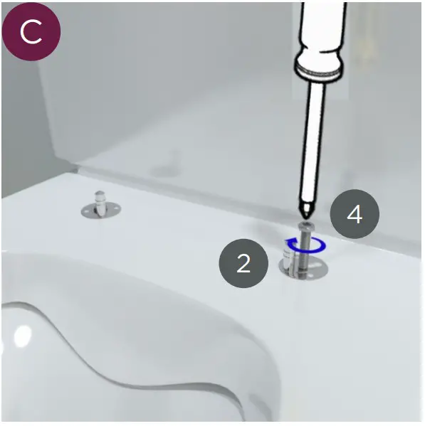 Jungborn 10259433 Floriel White Rimless Toilet Combination - fig 23