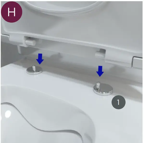 Jungborn 10259433 Floriel White Rimless Toilet Combination - fig 28