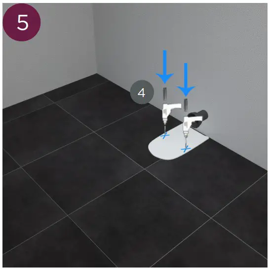 Jungborn 10259433 Floriel White Rimless Toilet Combination - fig 6