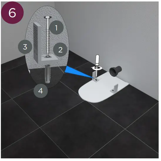Jungborn 10259433 Floriel White Rimless Toilet Combination - fig 7