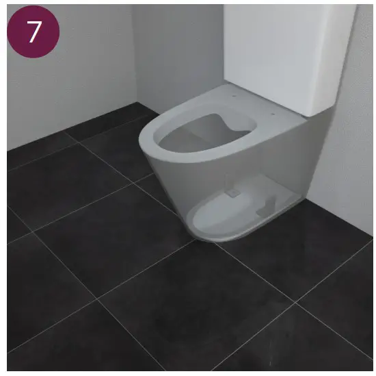 Jungborn 10259433 Floriel White Rimless Toilet Combination - fig 8