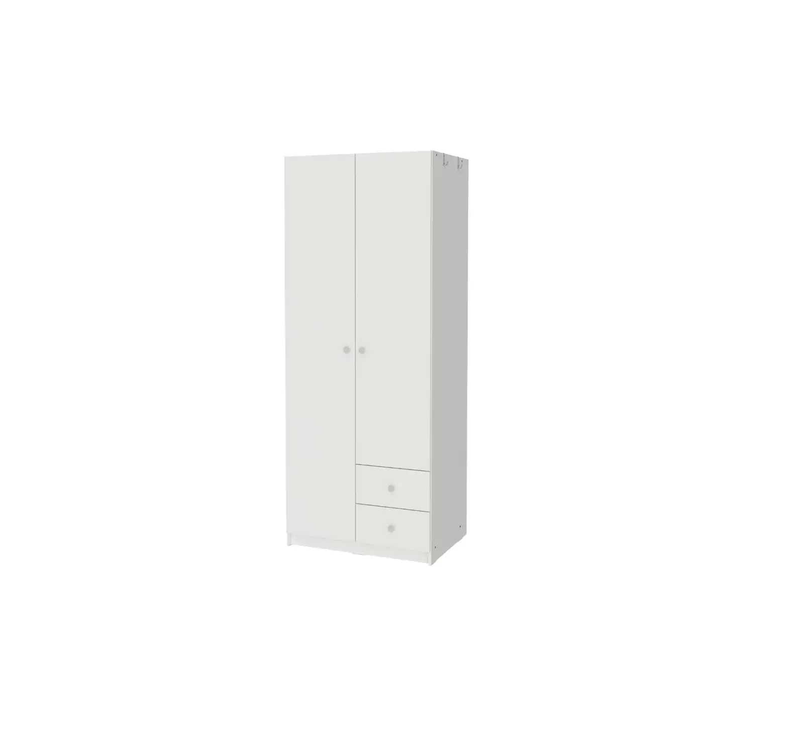 Ikea Bruksvara Wardrobe With 2 Doors And 2 Drawers Instructions