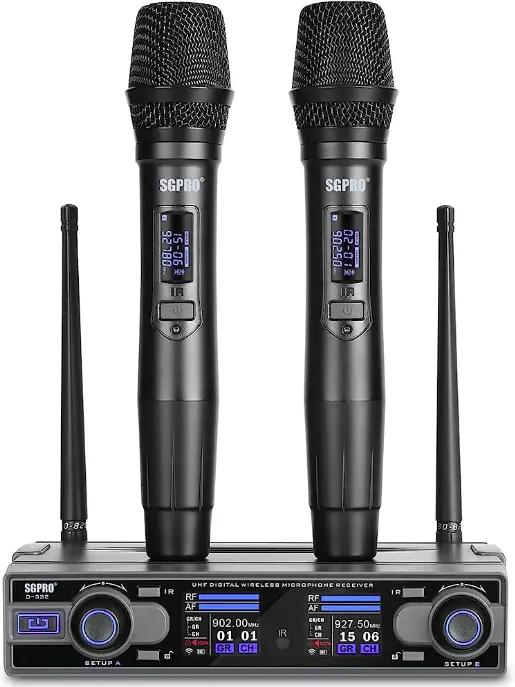 SGPRO D-332 Wireless Microphone System