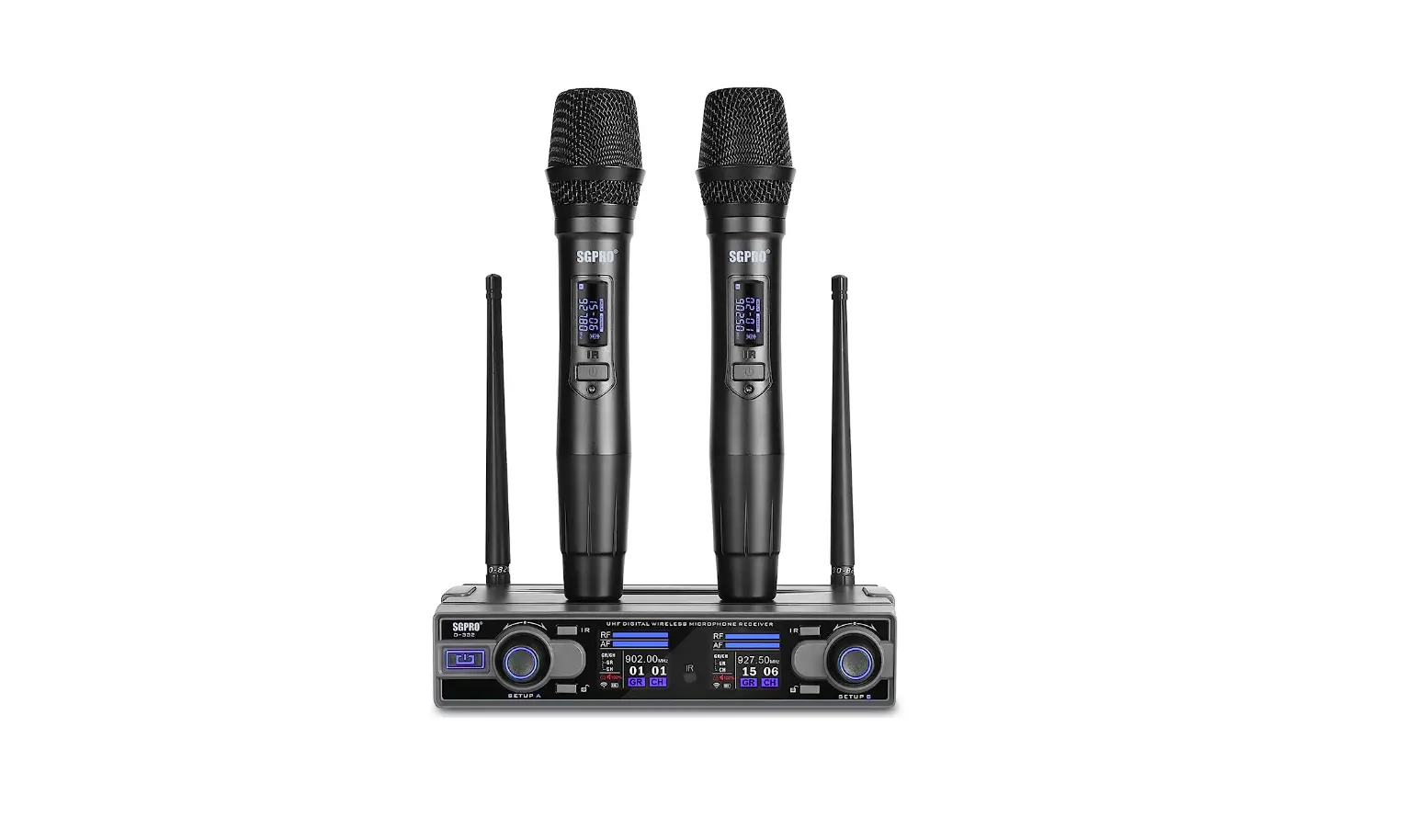 Sgpro D-332 Wireless Microphone System User Manual