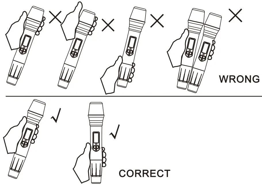 Holding the Microphones