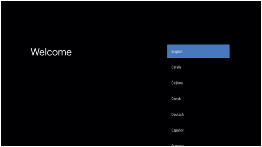 SHARP SHA QSW 0240 Android TV - display