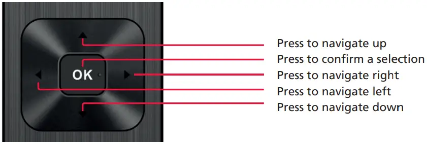 SHARP SHA QSW 0240 Android TV - menus