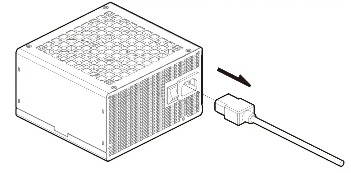 DEEPCOOL PF Series ATX Switching Power Supply - installation 1