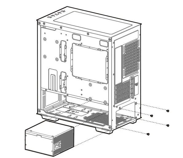 DEEPCOOL PF Series ATX Switching Power Supply - installation 2