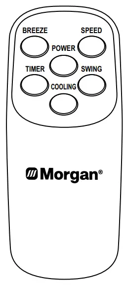Morgan MAC-COOL7A Air Cooler - adjust fan speeds