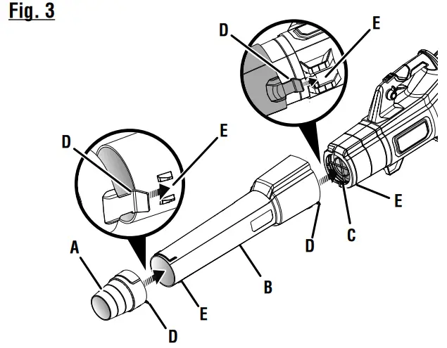 RYOBI RY404013 40V Brushless Blower - Fig 3
