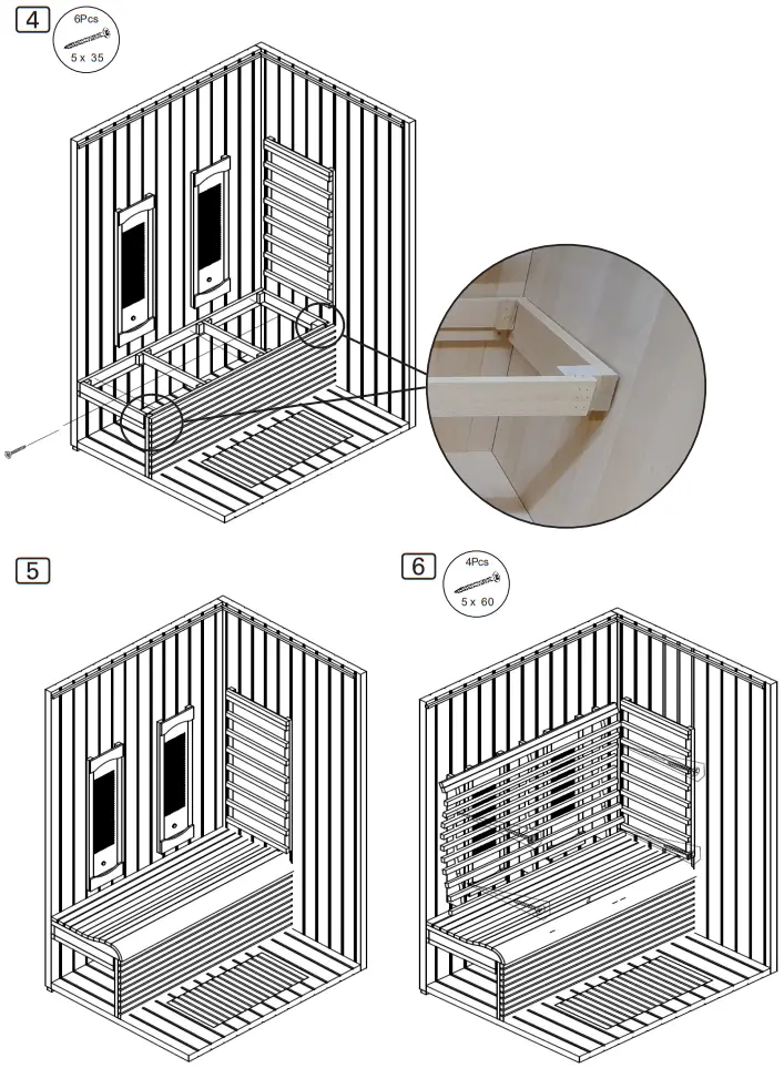 sentiotec Onni Small Infrared Cabin - FIGURE 2