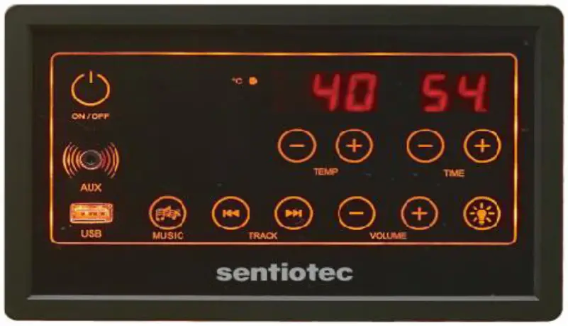 sentiotec Onni Small Infrared Cabin - Operation