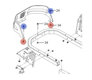 Husqvarna PEDHQZ242 Kohler Zero Turn Mower - fig 3