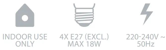 Smartwares IDE-60036 Ceiling Light - icon 1