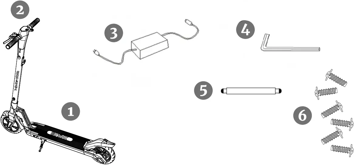GOTRAX G3 Plus - Contents