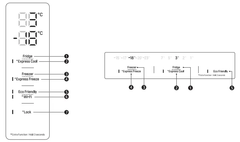 LG GBP62PZNCC1 Fridge and Freezer - Parts 1