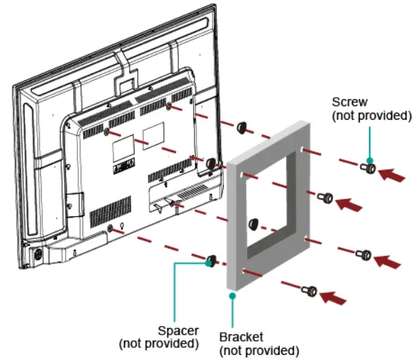 Attach the Wall Mount Bracket