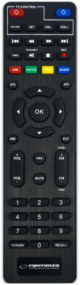 esperanza EV111P Digital Terrestial Television Receiver - Remot Control
