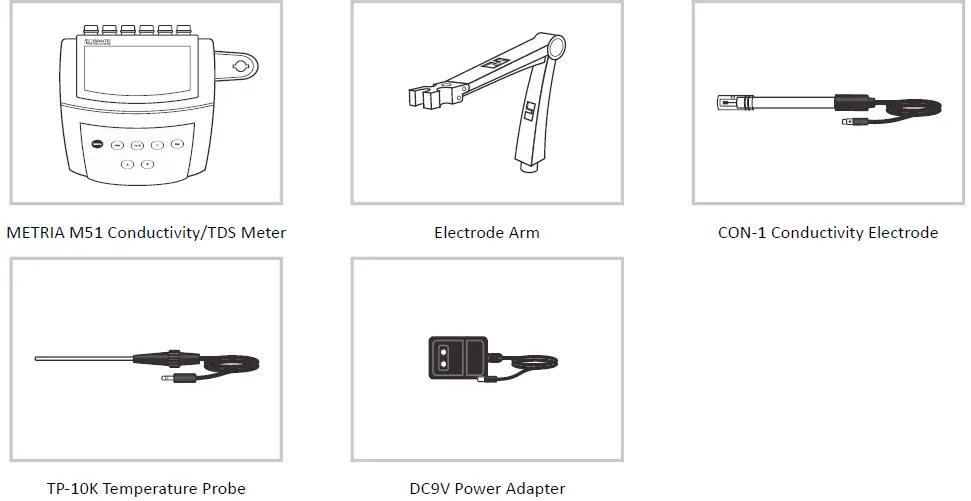 METRIA M51 Benchtop Conductivity TDS Meter 1