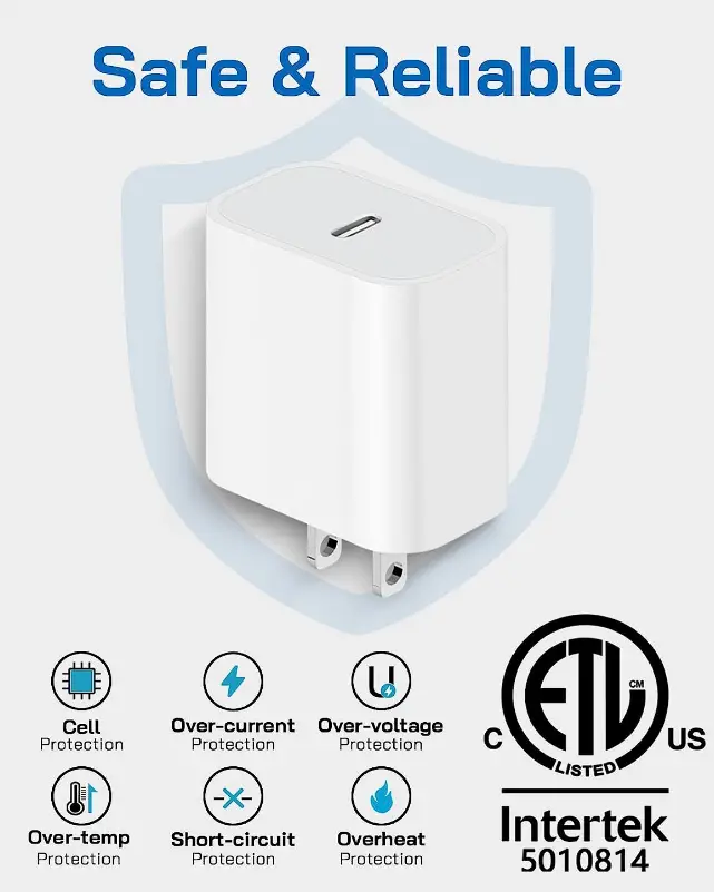 JUUSMART BY-01C-USB-C-Fast-Wall-Charger-FIG-3