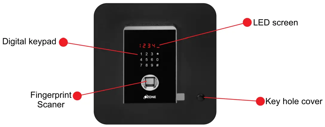 OZONE Safe Home Locker - Cupboard