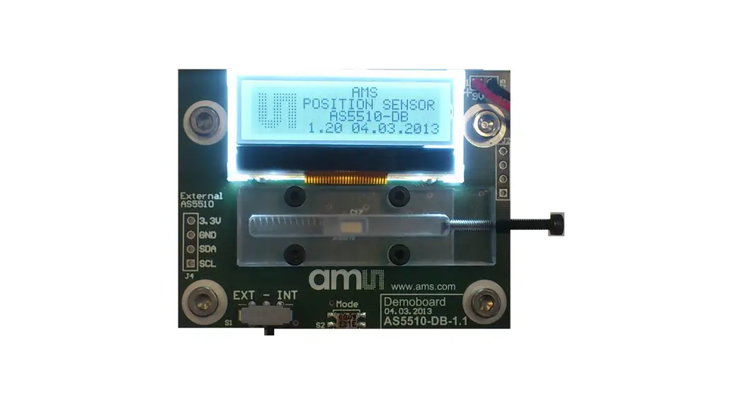Ams As5510 10-bit Linear Incremental Position Sensor User Manual