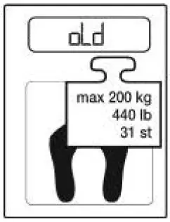 beurer GS 400 Signature Line Glass Bathroom Scale Instruction Manual - Maximum weight