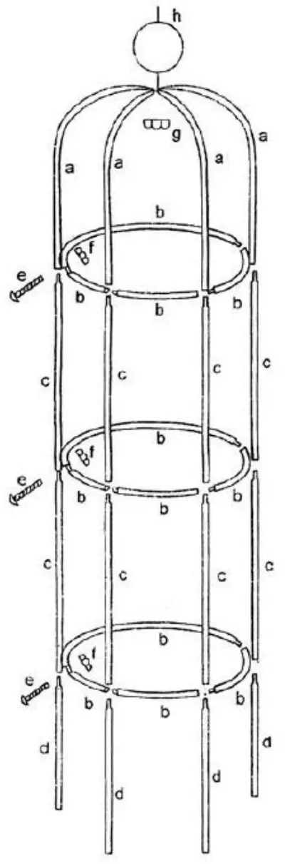 COOPERS OF STORTFORD L434 Set 2 Garden Obelisks - fig 2