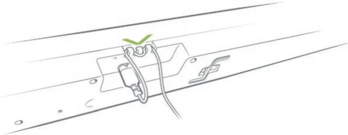 LINAK TD5 TWINDRIVE Standard Comfort Beds - Cable strain relief