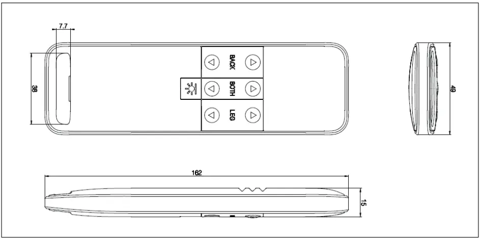 LINAK TD5 TWINDRIVE Standard Comfort Beds - HC40 FRAME