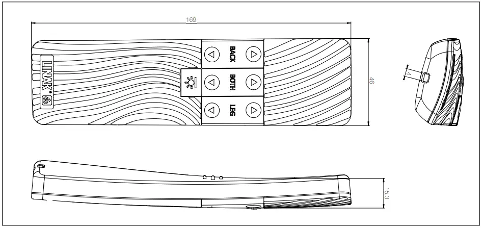 LINAK TD5 TWINDRIVE Standard Comfort Beds - HC40 TWIST