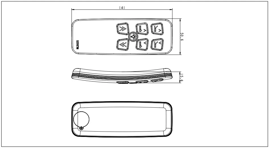 LINAK TD5 TWINDRIVE Standard Comfort Beds - Hand Control HC10BL