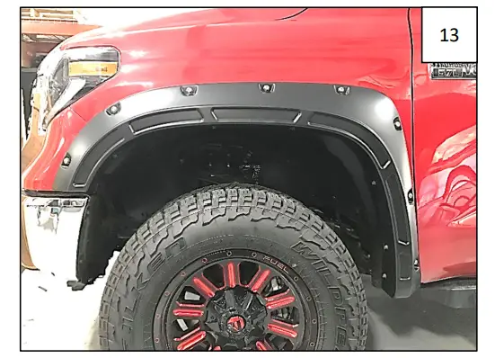 AXC D0001 Defender Pocket Fender Flares - INSTALLATION 13